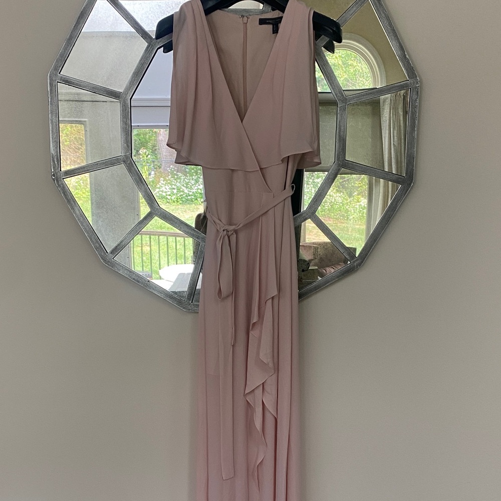 BCBGMaxAzria Blush Asymmetrical Dress